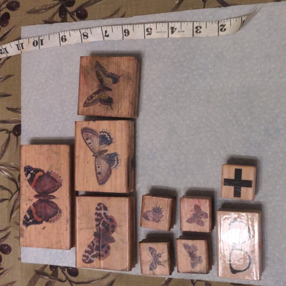 Stamps and ink (butterflies) - Picture 3 of 6